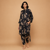 Floral & Patchwork Fusion Premium Viscose Co-ord Set