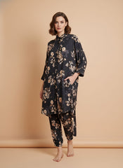 Floral & Patchwork Fusion Premium Viscose Co-ord Set - MRP-1599 RRP-1399