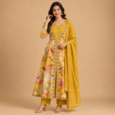Embroidered 3-Piece Ethnic Suit for Festive & Party Wear