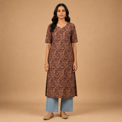 Women’s Printed Cotton Kurta for Everyday Style