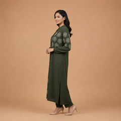 Elegant Embroidered Co-ord Set
