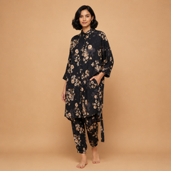 Floral & Patchwork Fusion Premium Viscose Co-ord Set