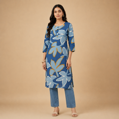 Women's Floral & Botanical Print Casual Ethnic Wear
