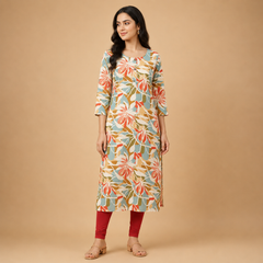 Women's Floral & Botanical Print Casual Ethnic Wear