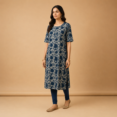 Women’s Printed Cotton Kurta for Everyday Style