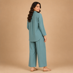 Women's Floral Embroidered Co-Ord Set