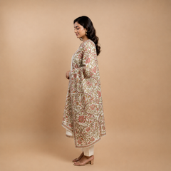Elegant Kalamkari Print Handcrafted Ethnic Set