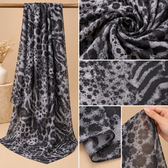 Abstract Leopard Print Hijab