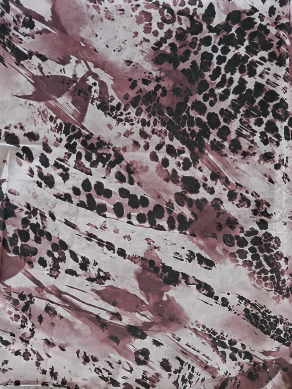 Animal Print Soft Chiffon Hijab - Design 11