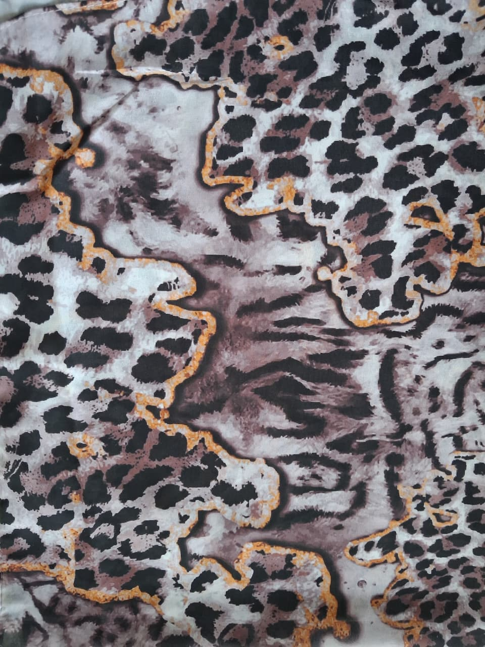 Animal Print Soft Chiffon Hijab - Design 5