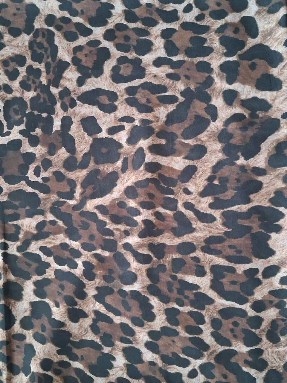Animal Print Soft Chiffon Hijab - Design 9