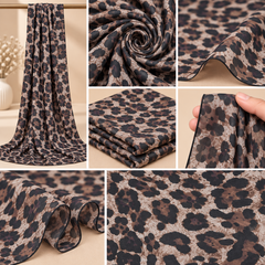 Mocha Safari Print Hijab